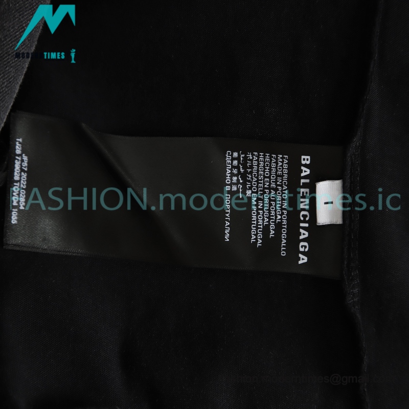 Balenciaga - 23SS Scissor Print Short Sleeve T-shirt Balenciaga - 23SS Scissor Print Short Sleeve T-shirt